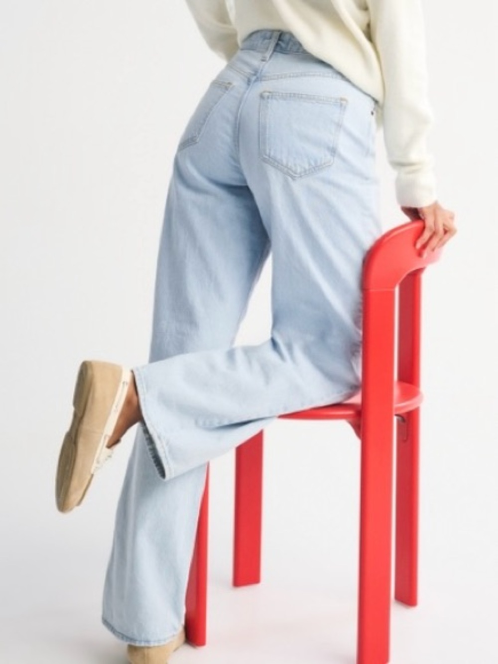 Abercrombie & Fitch The Loose High Rise Curve Love Jeans